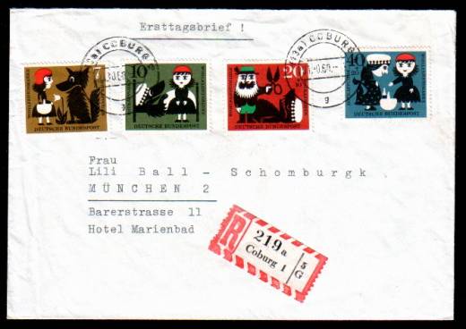 BRD FDC Nr. 340-343