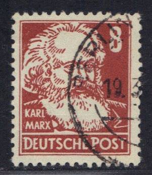 SBZ Nr. 214 c EM m. BERLIN - Stempel