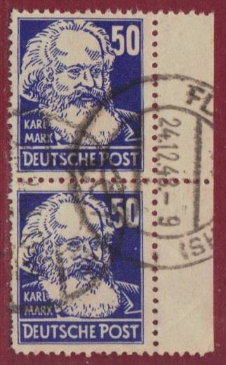 SBZ Nr. 224 P SR Paar Vollstempel