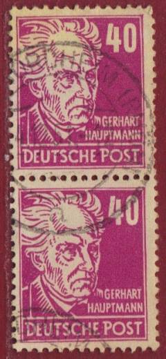 SBZ Nr. 223a PF F27 / 77 Farbfleck iunter dem Kinn. (2) !!!RRR