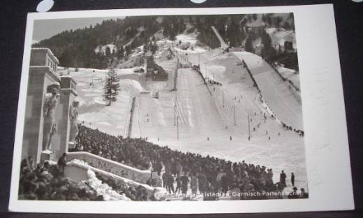 Photo AK Olympiaschanzen Garmisch-Partenkirchen, ca. 1950