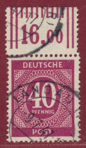 929a W OR Feld 4 feiner Oberrand Vollstempel LANDAU!