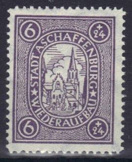 Stadtpost Aschaffenburg 1946 Nr. IAx 30,- € Michel