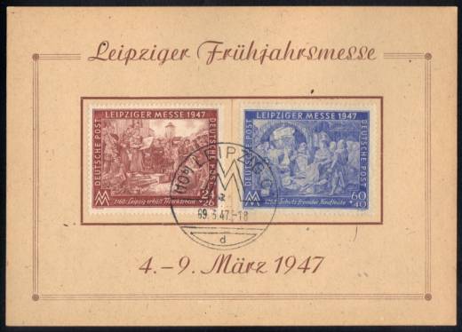 941 - 942 auf Leipziger-Messe-Sonderkarte