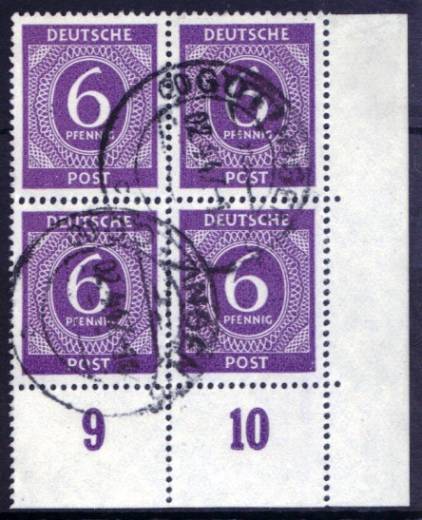 916a 4er P EUR Vollstempel !!!