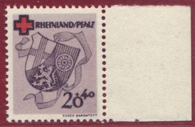 Franz. Zone, Rheinl. Pfalz Nr. 43A SR R