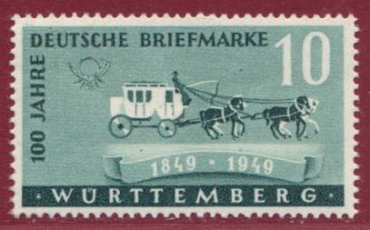 Franz. Zone, Württemberg Nr. 49