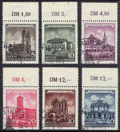 DDR Nr. 491-496 P OR