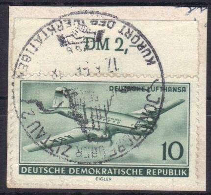 DDR Nr. 513 P OR auf Briefstück