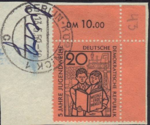 DDR Nr. 681 P EOR Vollstempel BERLIN-KÖPENICK