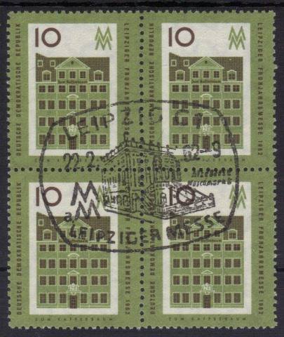 DDR Nr. 873 4er-Block