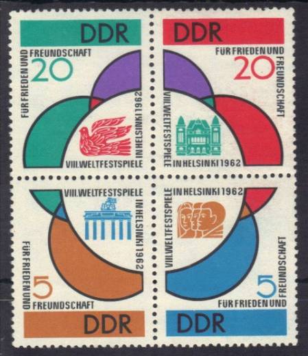 DDR Nr. 901-904 Zd 4er-Block