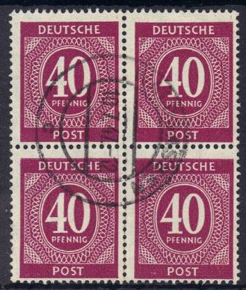 929a 4er-Block Vollstempel