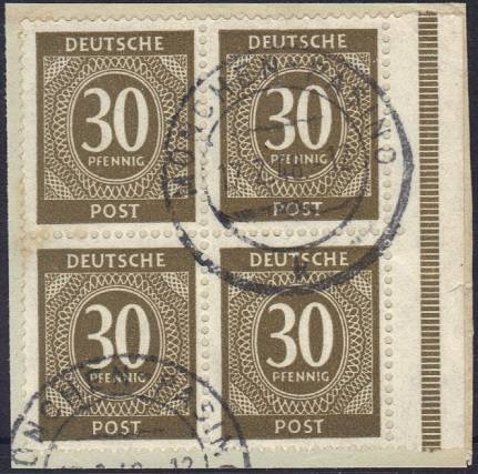 928b 4er SR R Schutzleiste, Vollstempel !!!