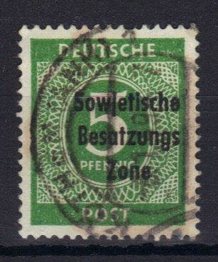 SBZ Nr. 207b Vollstempel, gepr. Paul BPP