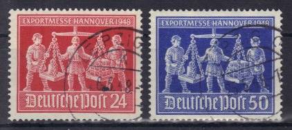 969 - 970 Satz Vollstempel EXPO Hannover 1948