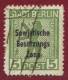 SBZ Nr. 97 AYby MeF Pössneck / Thüringen gepr. Ströh