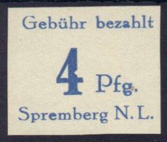 Spremberg Nr. 8 B PF neu!