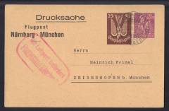 Luftpost GS LPP 81-020 mit rotem Luftpost-Bestätigungs-Stempel