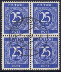 926a 4er-Block Vollstempel