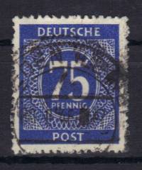 934c EM mit Ruffzähnung, Vollstempel FREDEN