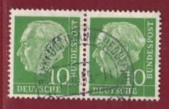 Berlin EF Nr. 124 SST Porzellan Arzberg ( Oberrbayern) 1956